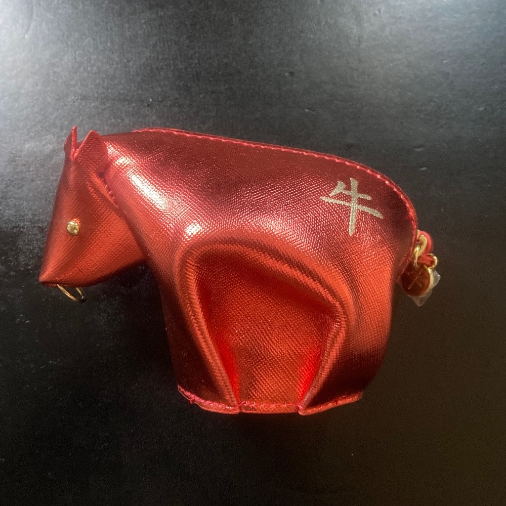 Estée Lauder year of the bull coin bag